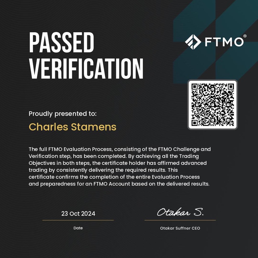 FTMO Verification - Charles Stamens